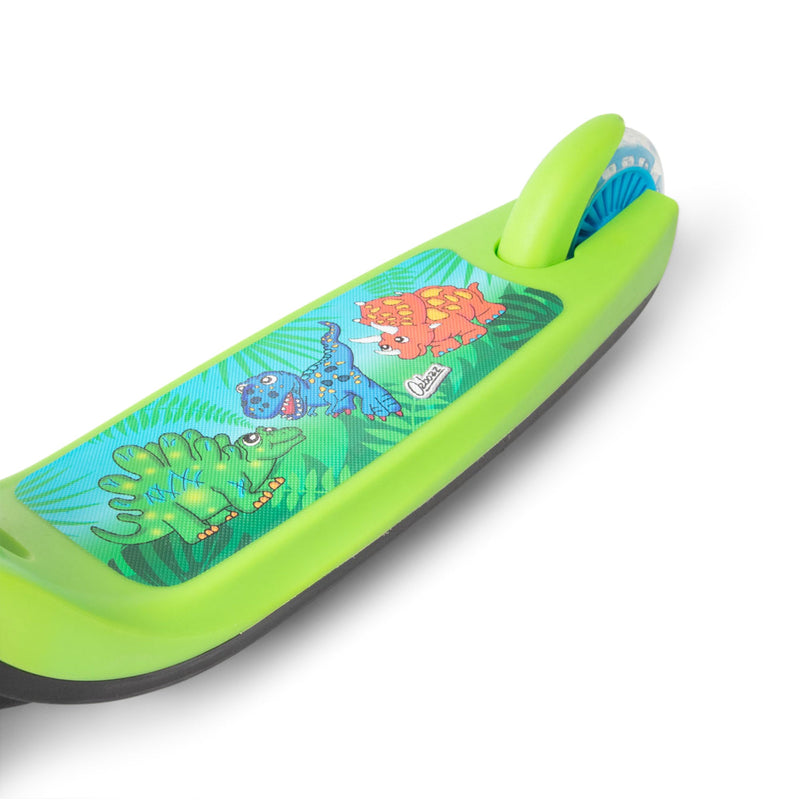 Dinosaur Trail Twist Folding Kids Scooter with Light Up Wheels - Image 19