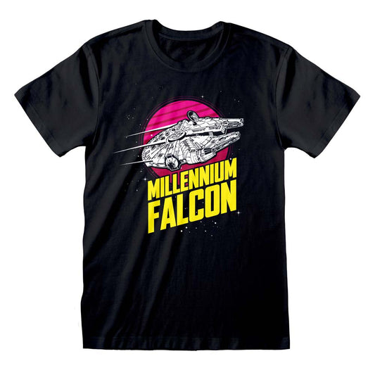 Star Wars Millenium Falcon Circle T-Shirt collectible from Heroes Inc Dropship