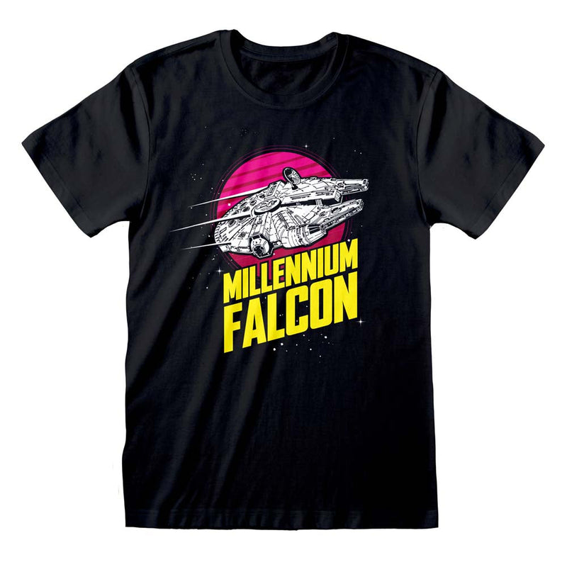 Star Wars Millenium Falcon Circle T-Shirt collectible from Heroes Inc Dropship