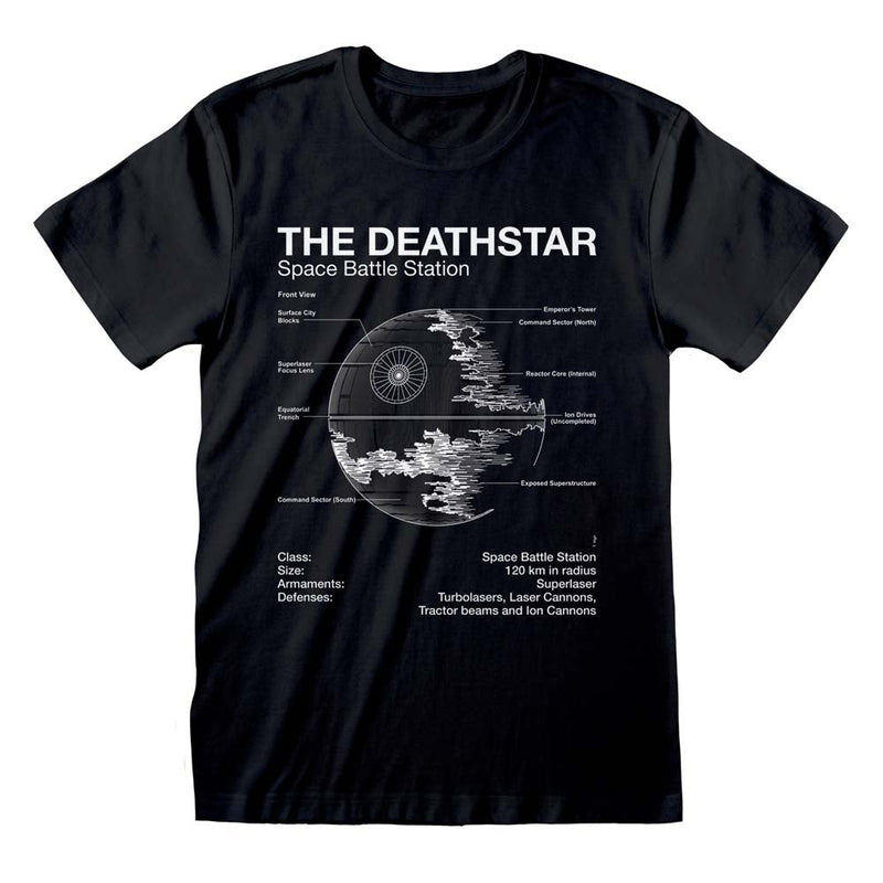Star Wars Death Star Sketch T-Shirt collectible from Heroes Inc Dropship