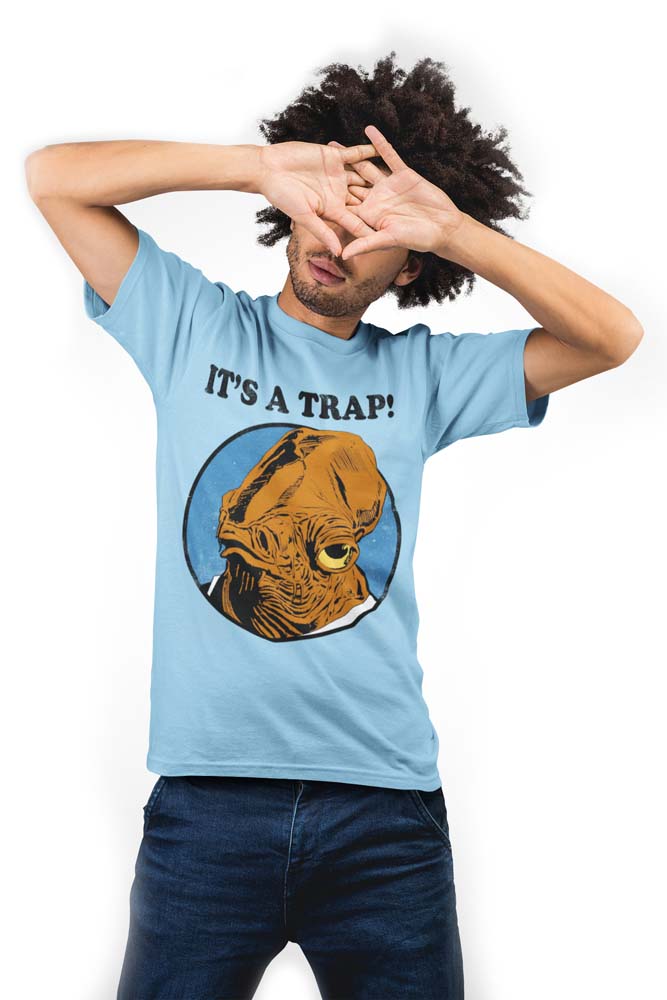 Star Wars Admiral Ackbar It's a Trap T-Shirt collectible from Heroes Inc Dropship
