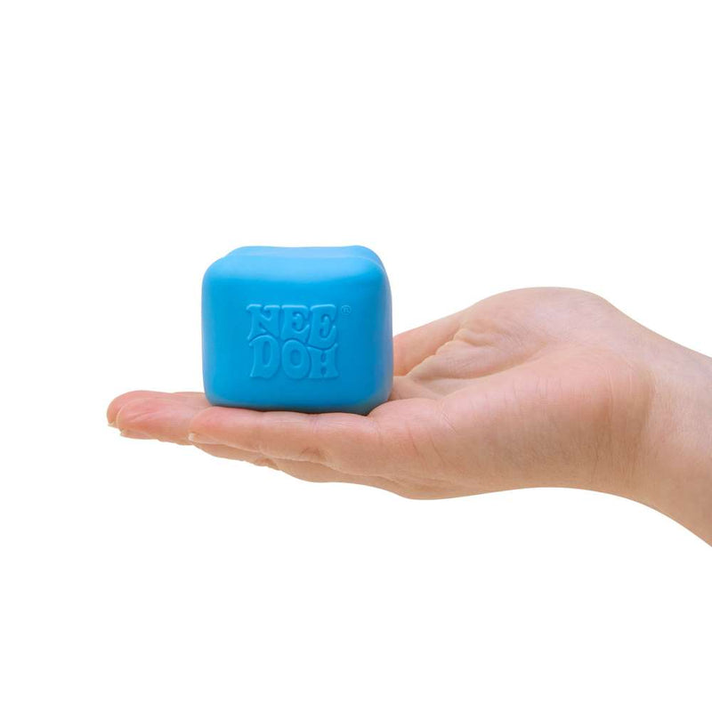 NeeDoh Color Change Cube Squishy Fidget Toy close up detail