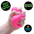 NeeDoh Nice Cube Glow Squishy Fidget Toy 3 Pack