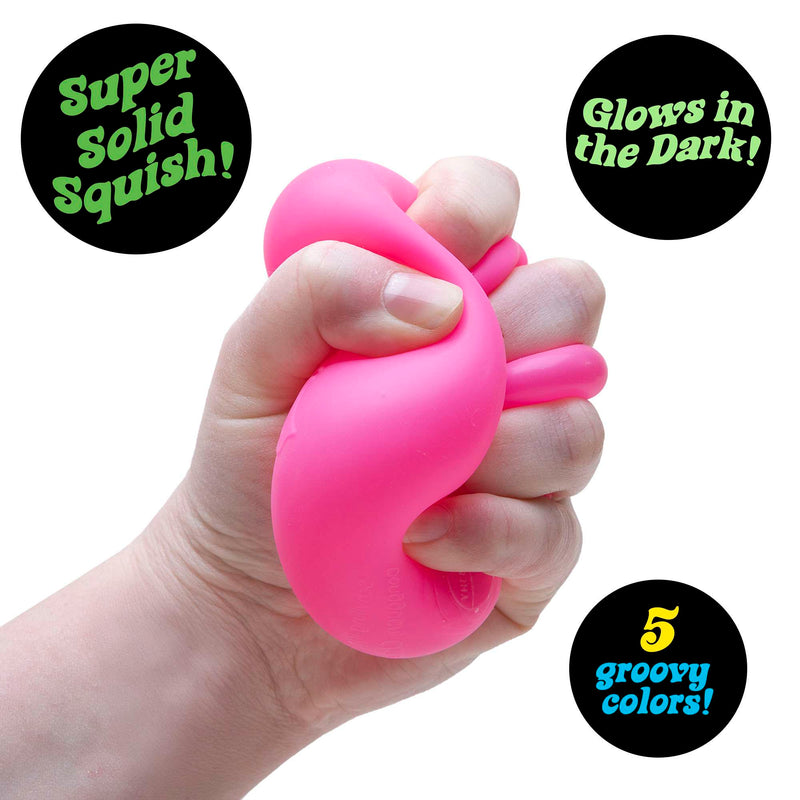NeeDoh Nice Cube Glow Squishy Fidget Toy 3 Pack