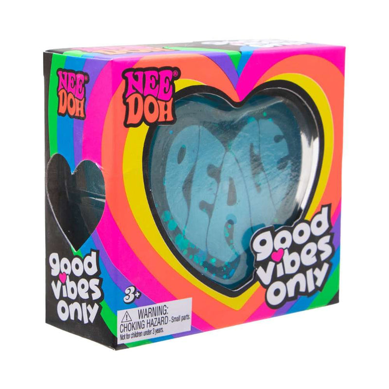 NeeDoh Good Vibes Only Heart Squishy Fidget Toy