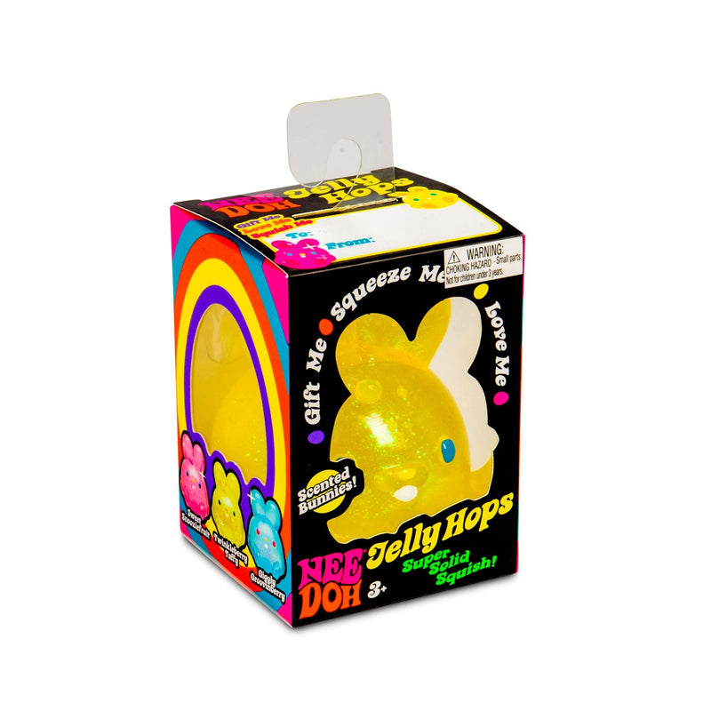 NeeDoh Jelly Hops Scented Bunny Squishy Fidget Toys for Kids Fun Sensory Toy