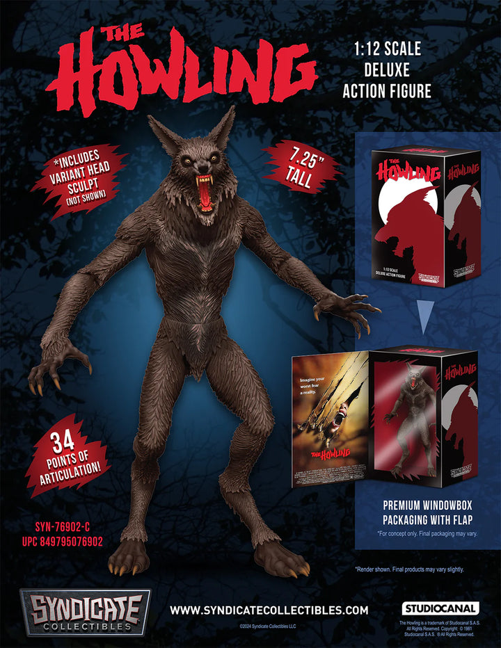 The Howling Werewolf 1/12 Scale Deluxe Action Figure