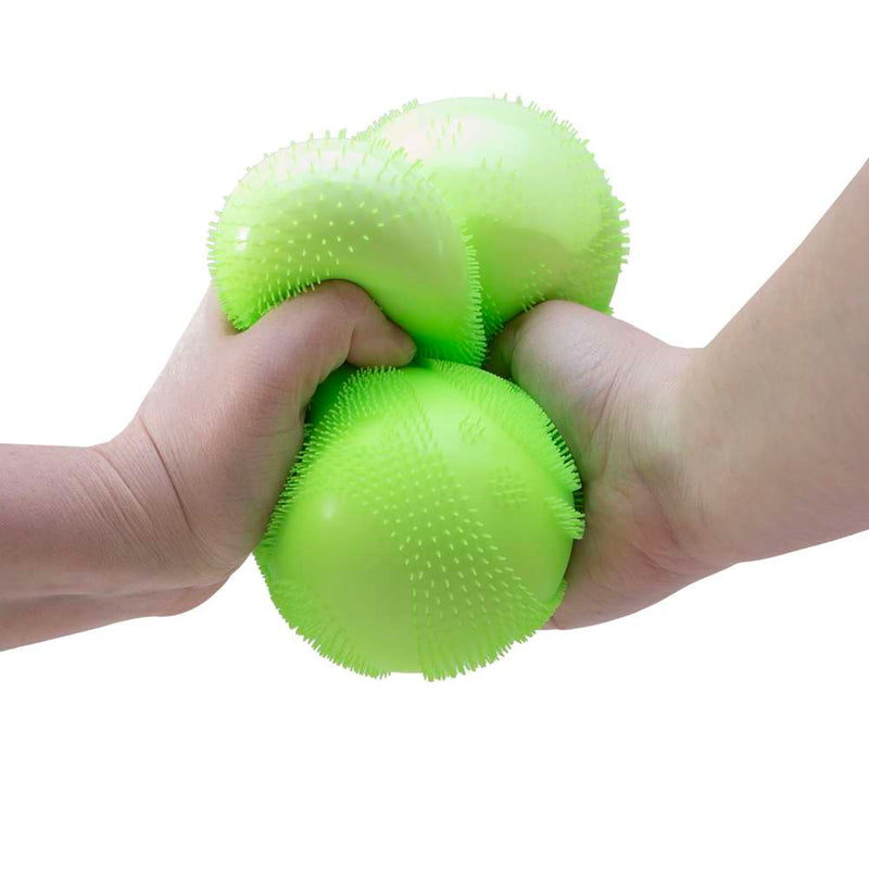 Super NeeDoh Fuzz Ball Giant Fuzzy Squishy in hand view