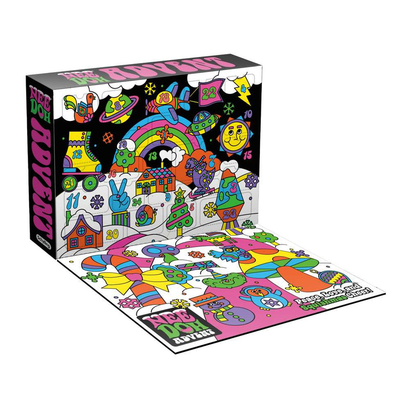 NeeDoh 2026 Advent Calendar with 24 Teenie Squishies alternate view