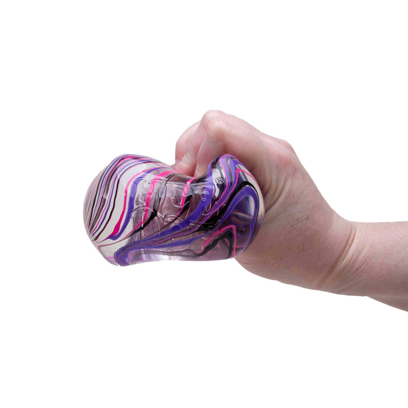 NeeDoh Nice Berg Swirl - Giant Marbled Fidget Cube, Squishy Toy Cubes for Kids