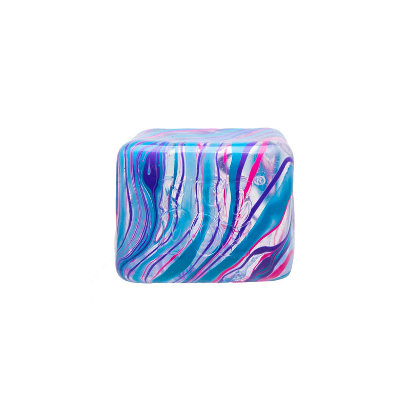 NeeDoh Nice Berg Swirl - Giant Marbled Fidget Cube, Squishy Toy Cubes for Kids