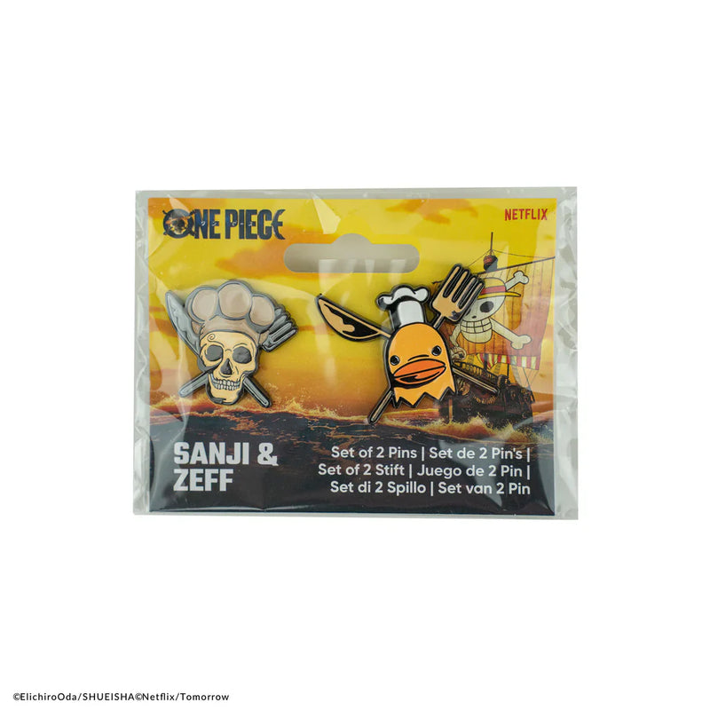 One Piece Sanji and Zeff Pin Set, alternate view