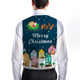 Santa Dropping Presents - Novelty Costume Fancy Dress Waistcoat ( 4 sizes available )