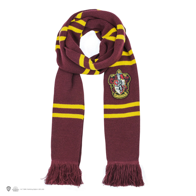 Harry Potter Gryffindor Deluxe Scarf, side angle