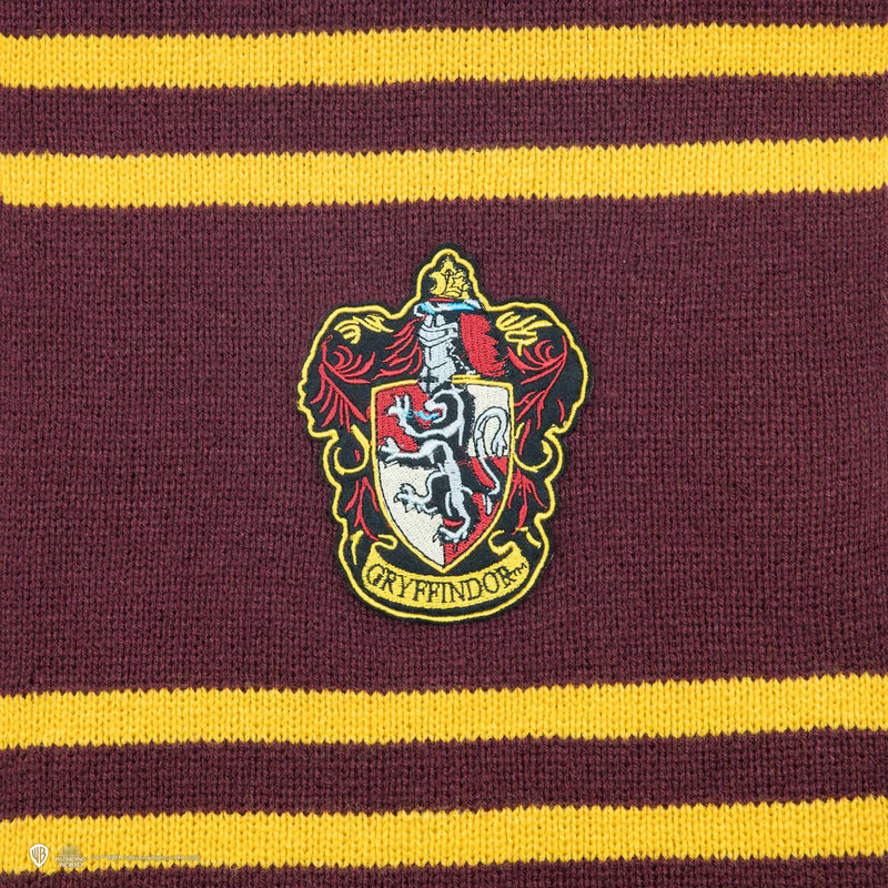 Harry Potter Gryffindor Deluxe Scarf, close-up detail