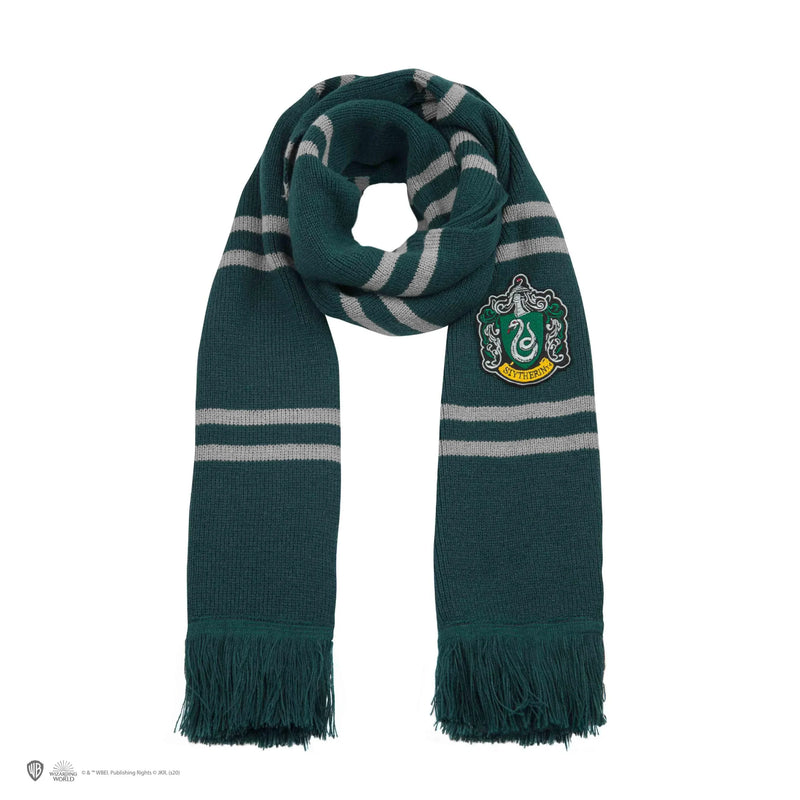 Harry Potter Slytherin Deluxe Scarf, side angle