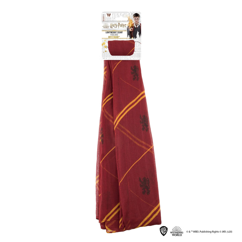 Harry Potter Gryffindor Lightweight Stole Scarf, packaging shot