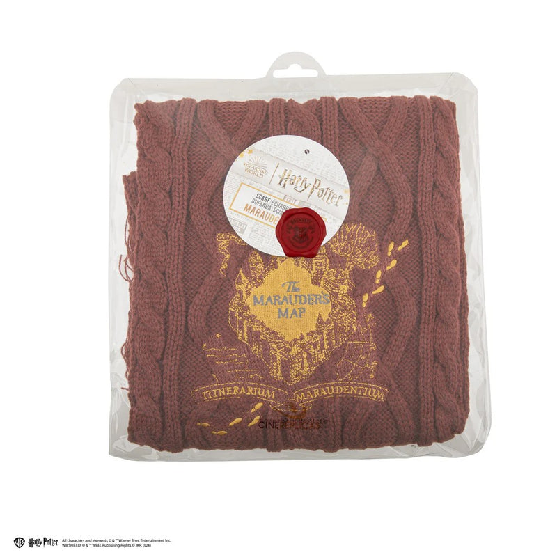 Harry Potter Marauder's Map Scarf, in display