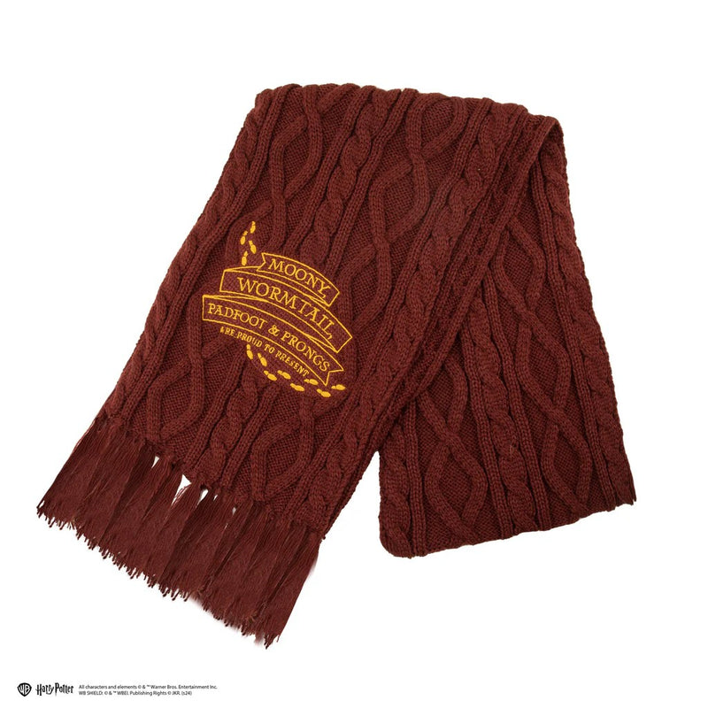 Harry Potter Marauder's Map Scarf, close-up detail