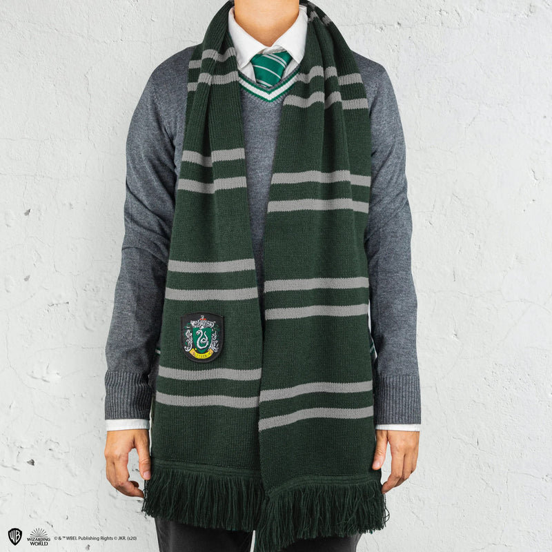 Harry Potter Slytherin Scarf, alternate view