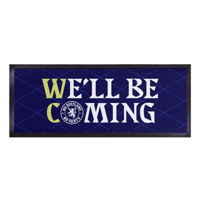 Scotland - We'll Be Coming - WC26 - Bar Runner collectible from https://britishmade.gifts/