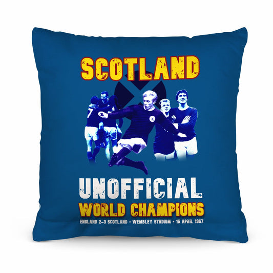 Scotland 1967 World Champions Cushion - Two Sizes collectible from https://britishmade.gifts/