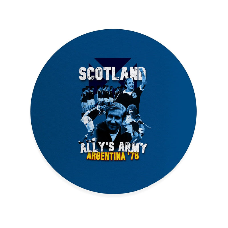 Scotland 1978 Argentina - Drinks Coaster - Square Or Circle, close-up detail