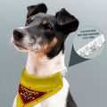 Scotland The Brave - Dog Bandana - 4 Sizes, close-up detail
