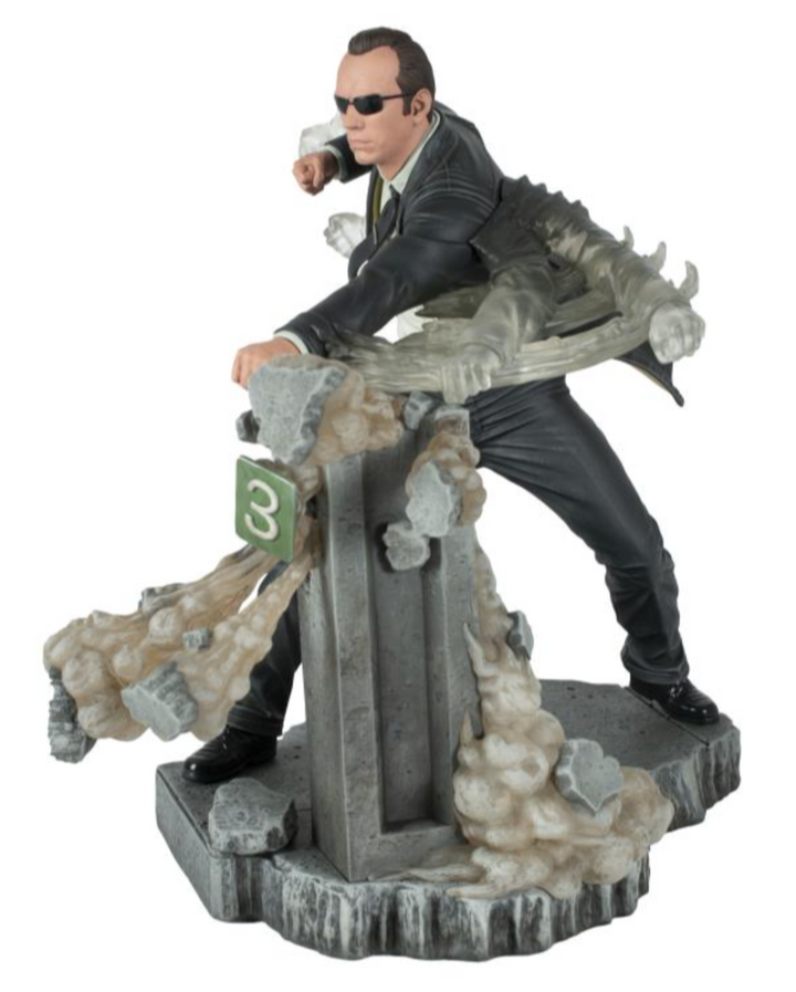 The Matrix Gallery Agent Smith Figure Diorama