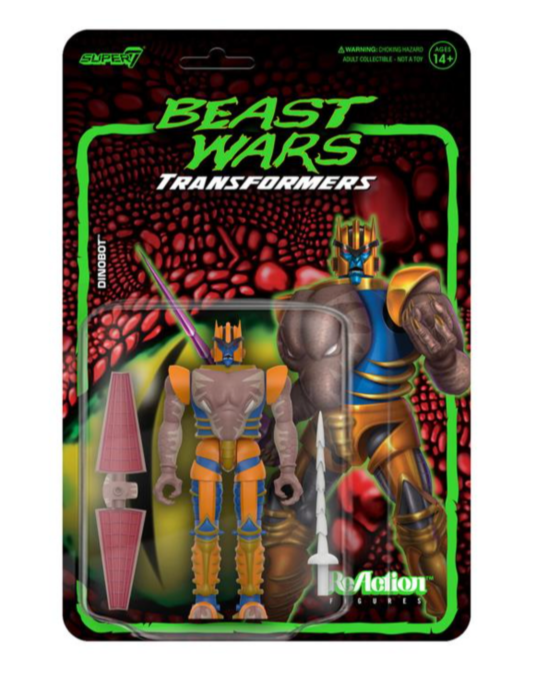 Transformers Beast Wars ReAction Dinobot Figure