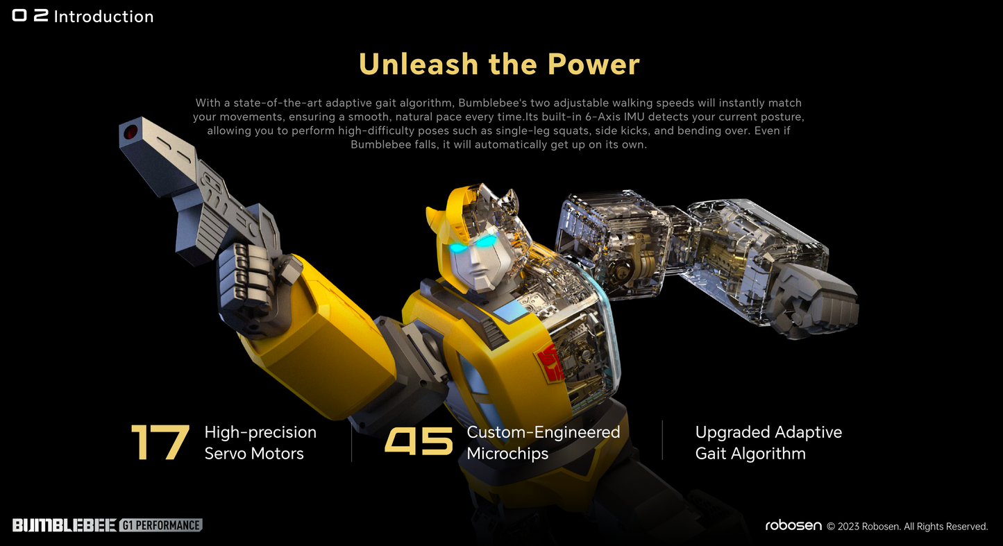 Robosen Transformers Interactive G1 Bumblebee