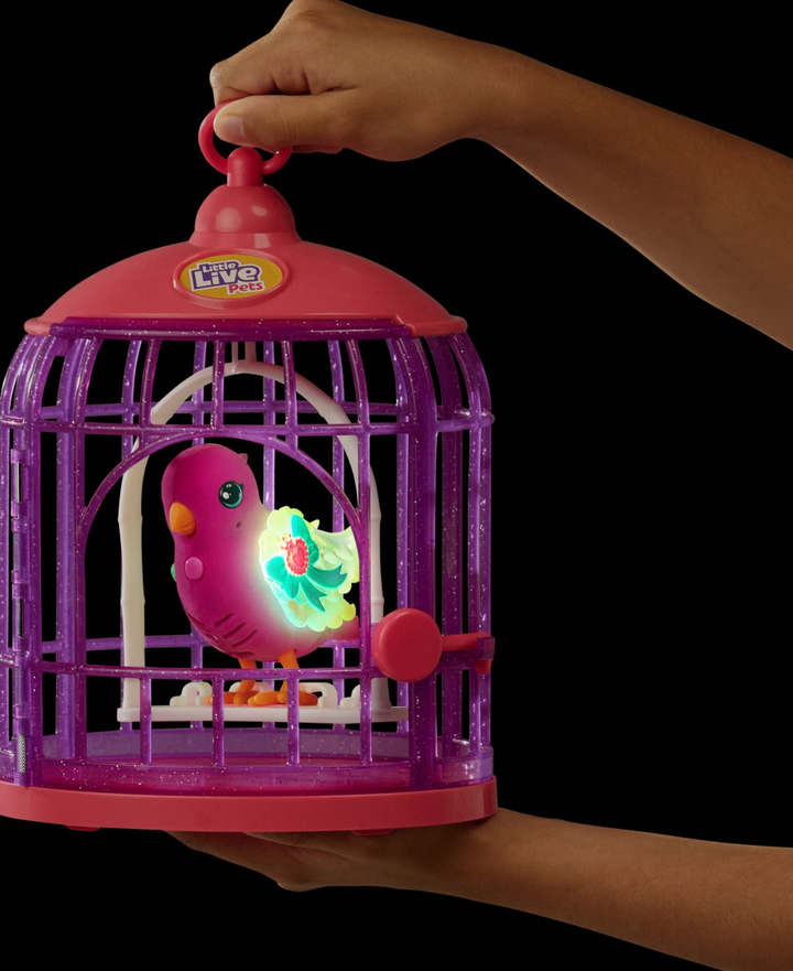 Little Live Pets Lil' Bird & Bird Cage Polly Pearl