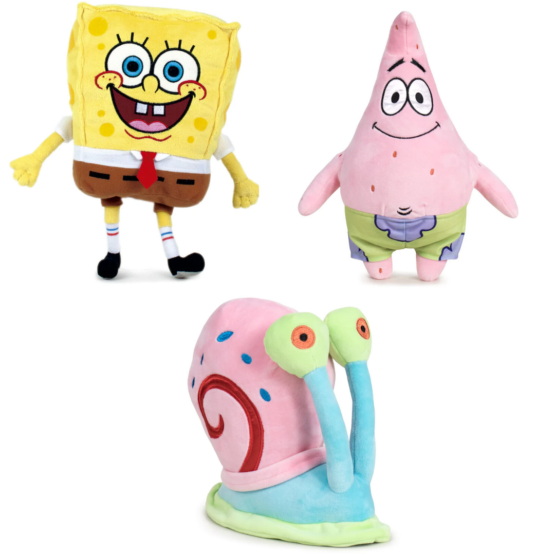 SpongeBob SquarePants SpongeBob, Patrick & Gary Plush Bundle