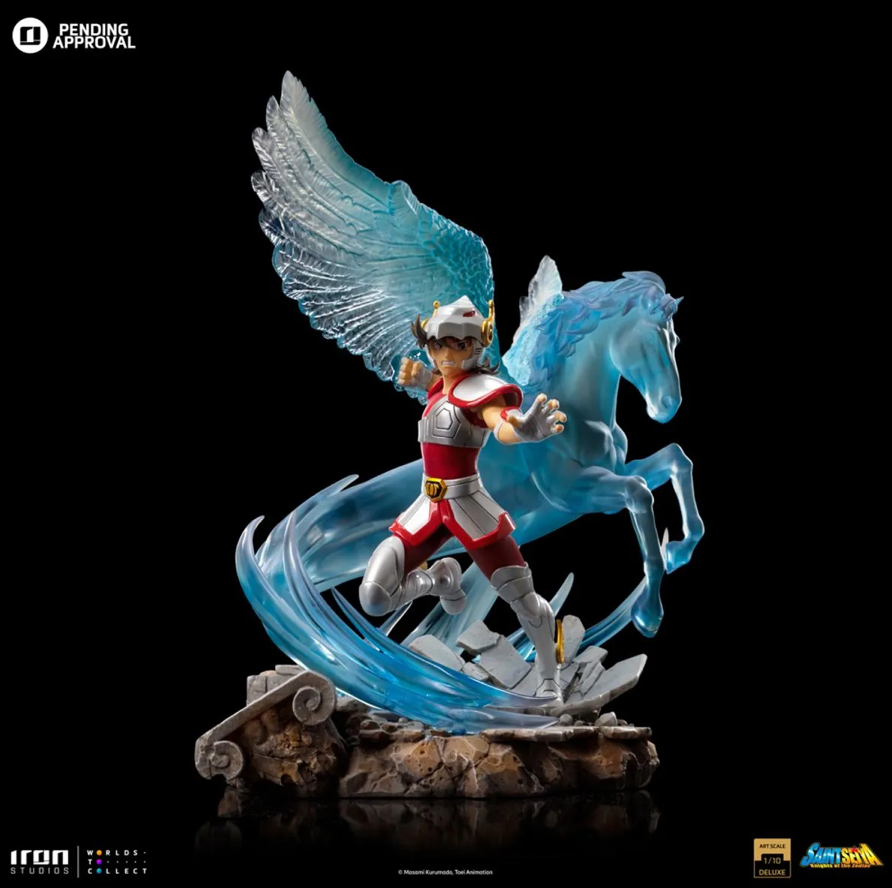 Iron Studios Saint Seiya Pegasus Saiya Deluxe 1/10 Art Scale Limited Edition Statue