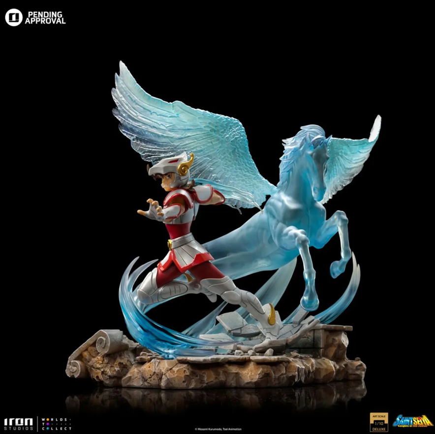 Iron Studios Saint Seiya Pegasus Saiya Deluxe 1/10 Art Scale Limited Edition Statue