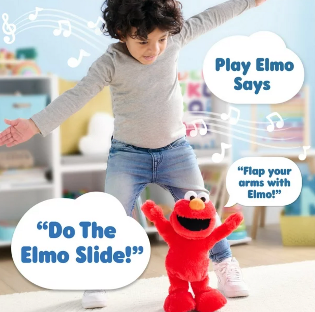 Sesame Street Elmo Slide Interactive Plush Toy