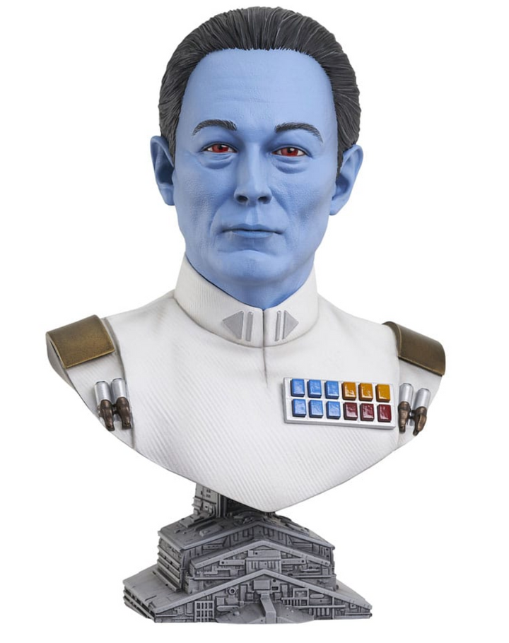 Star Wars Ahsoka Series Legends in 3D Grand Admiral Thrawn 1/2 Scale Limited Edition Bust