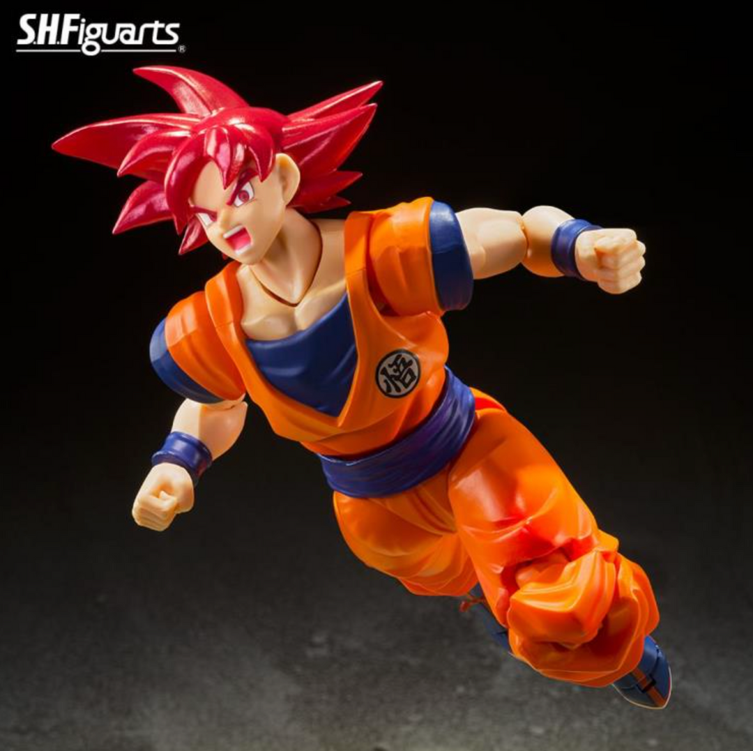 Dragon Ball Super S.H.Figuarts Super Saiyan God Goku (Saiyan God of Virtue)