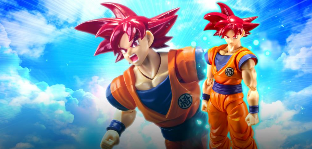 Dragon Ball Super S.H.Figuarts Super Saiyan God Goku (Saiyan God of Virtue)