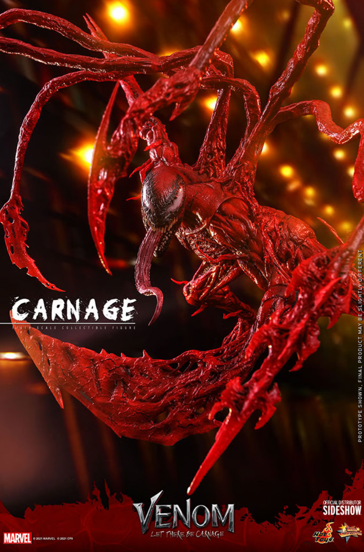 Hot Toys Venom Let There Be Carnage Carnage 1/6 Scale Deluxe Figure