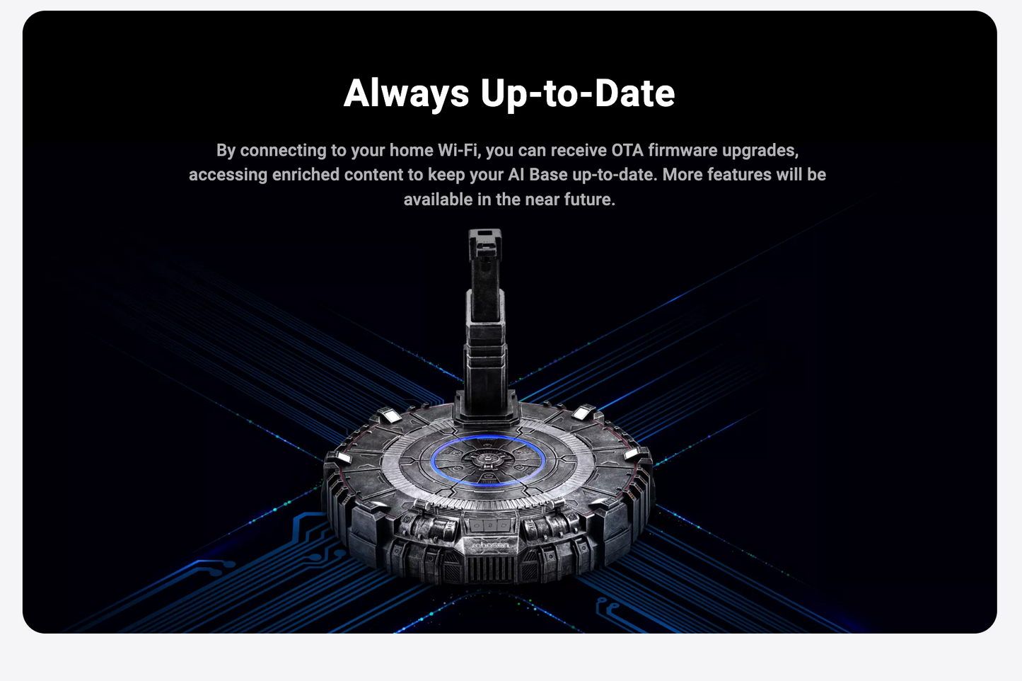 Robosen AI Base - Compatible with Flagship and Elite Optimus Prime