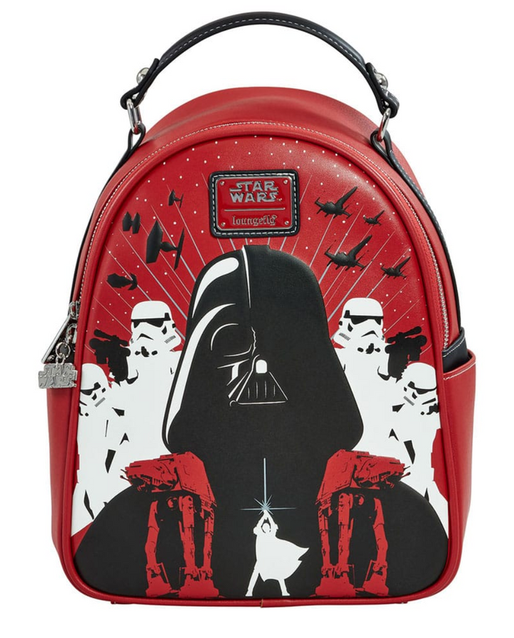 Loungefly Star Wars Saga Darth Vader With Stormtroopers Mini Backpack *Infinity Collectables Exclusive