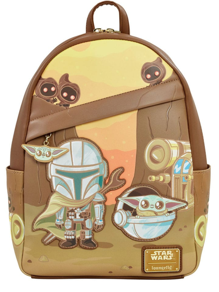 Loungefly Star Wars The Mandalorian Mandalorian and Grogu Mini Backpack *Infinity Collectables Exclusive