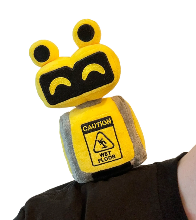 Youtooz Official Five Nights at Freddy’s Wet Floor Bot 6" Shoulder Rider Plush