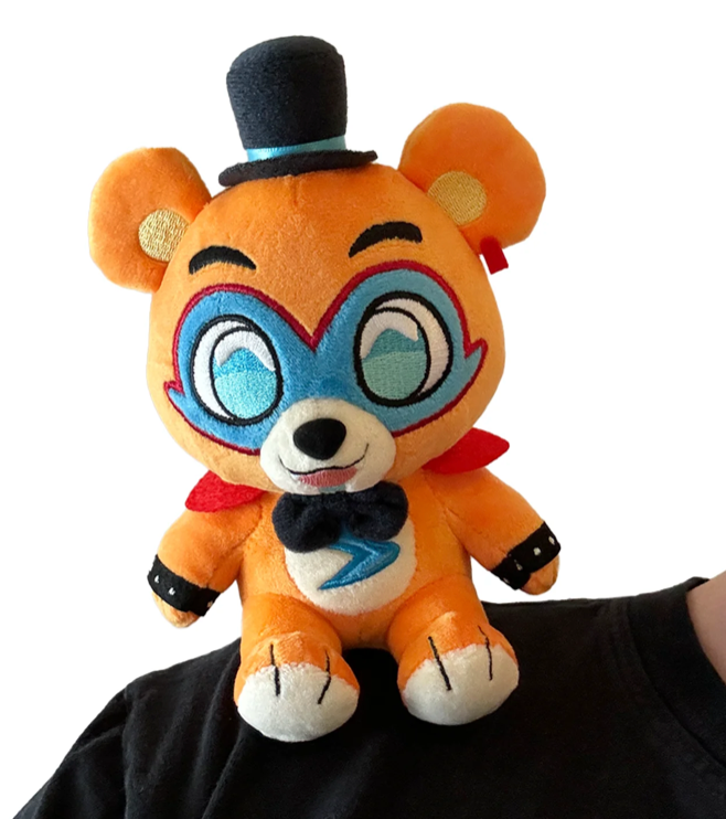 Youtooz Official Five Nights at Freddy’s Glamrock Freddy 6" Shoulder Rider Plush