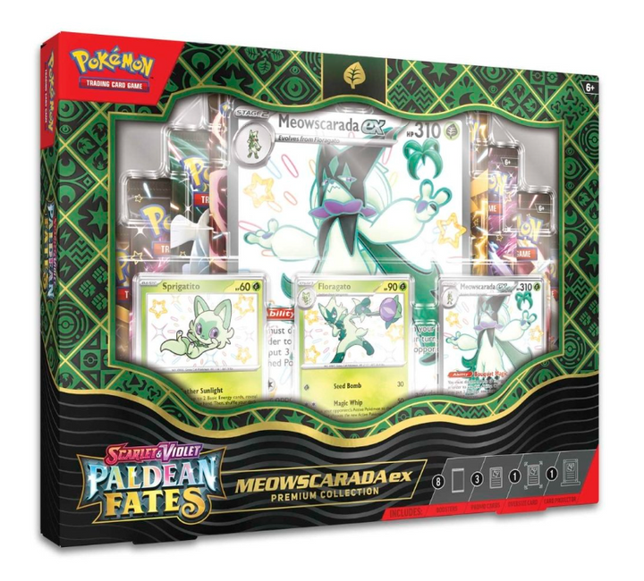 Pokémon TCG: Scarlet & Violet-Paldean Fates Meowscarada ex Premium Collection