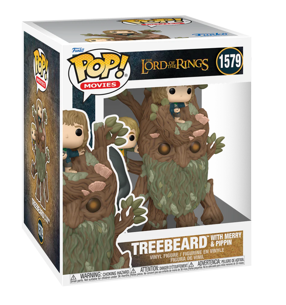 The Lord of the Rings Treebeard with Merry & Pippin Supersized Funko Pop! Vinyl Figure