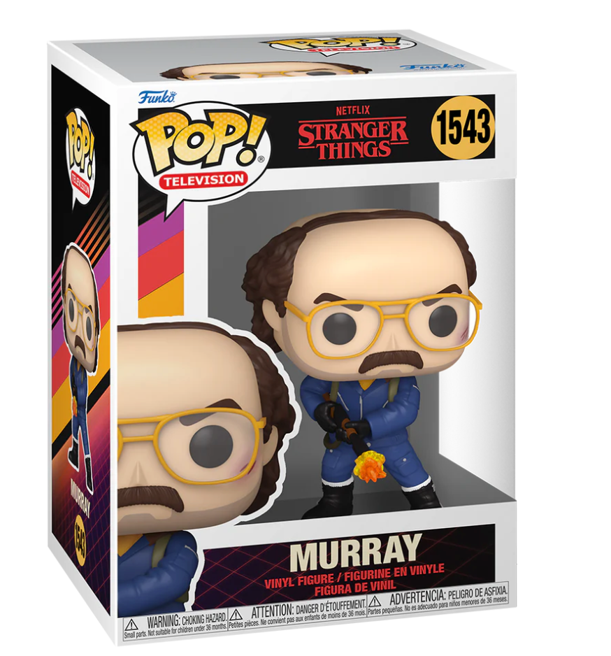 Stranger Things Murray with Flame Thrower Funko Pop! Vinyl Figure