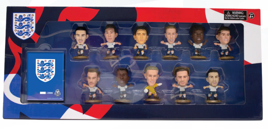 England Team Pack 11 Figures (2024 Version) SoccerStarz Figure Pack
