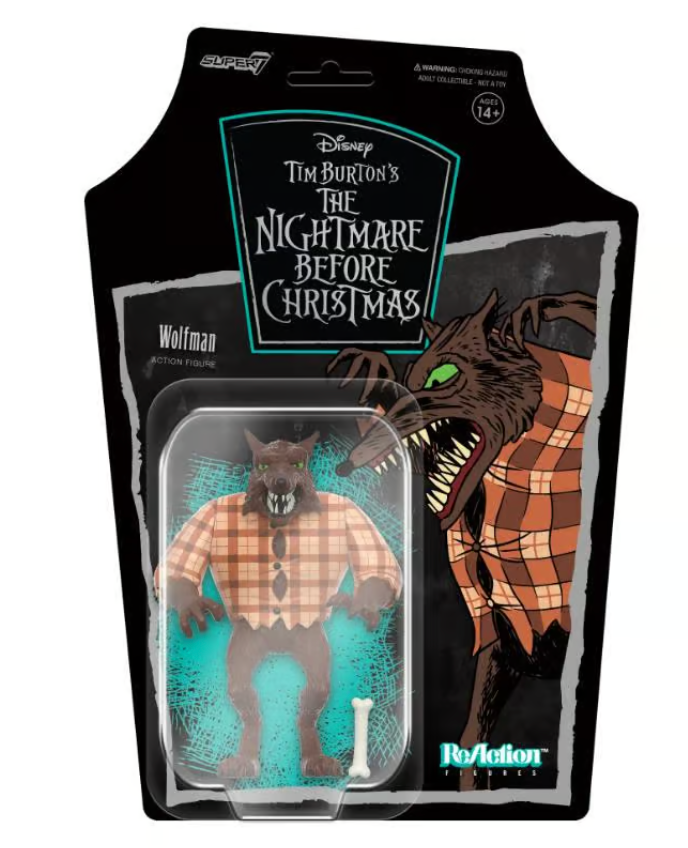 Nightmare Before Christmas Wolfman ReAction Figure